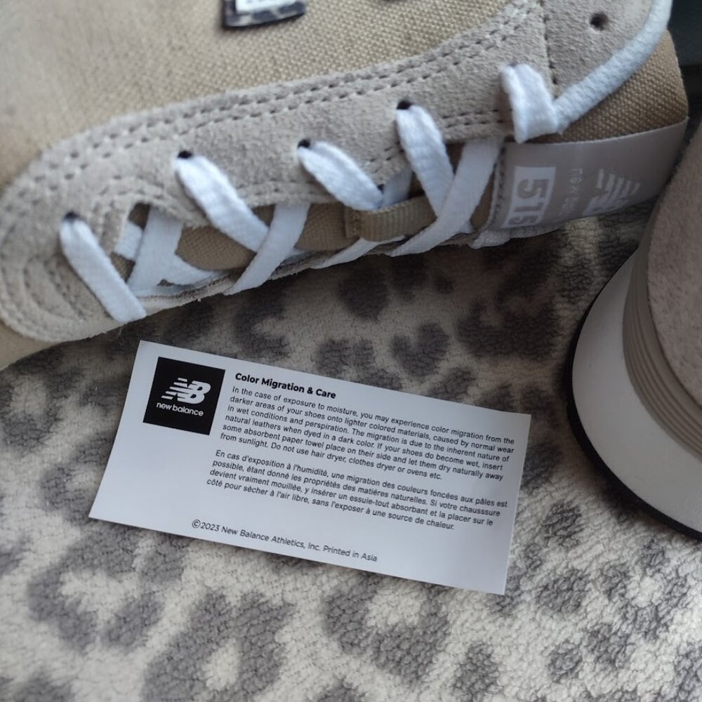 New Balance 515v3 Athletic Lifestyle Sport Trainer WL515SD3 Beige/Leopard/Animal - Picture 5 of 16